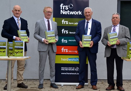 Chairman of FRS Network, Francis Fitzgerald, General Manager FRS Recruitment and Incoming Group CEO of FRS Network, Colin Donnery, Group CEO of FRS Network , Peter Byrne and Vice Chairman of FRS Network, Tim Maher at FRS Book Launch.