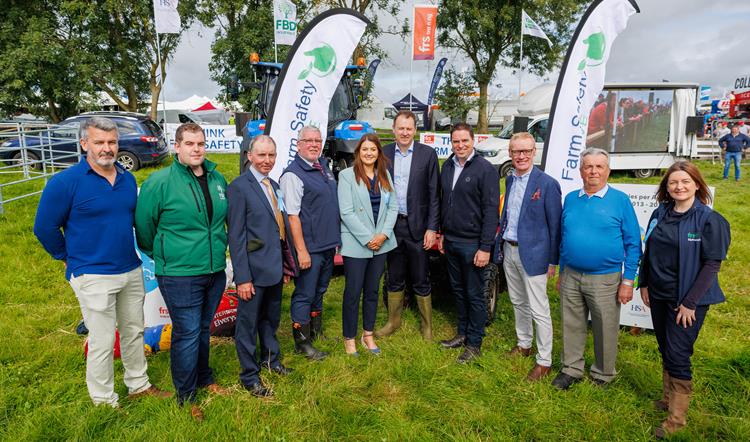 Ministers launch Farm Safety Live Demonstrations to Captive Crowd at Tullamore Show