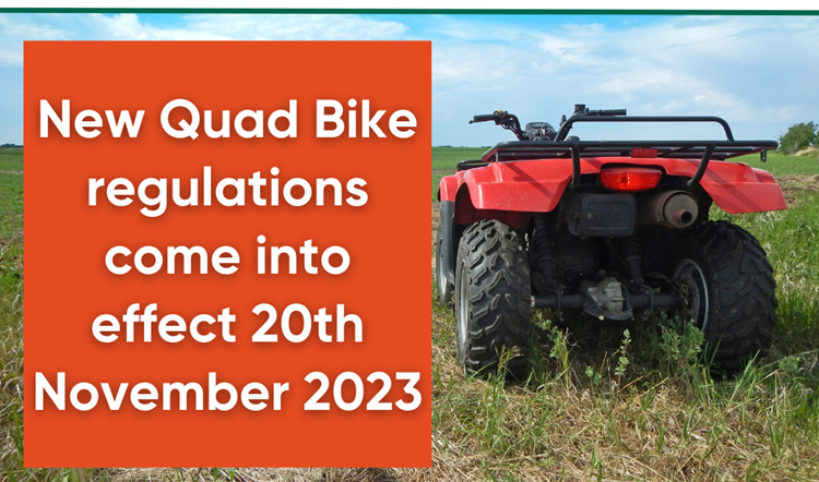 New Quad Bike Regulations Means All Users Must Undergo Training and Wear Protective Equipment